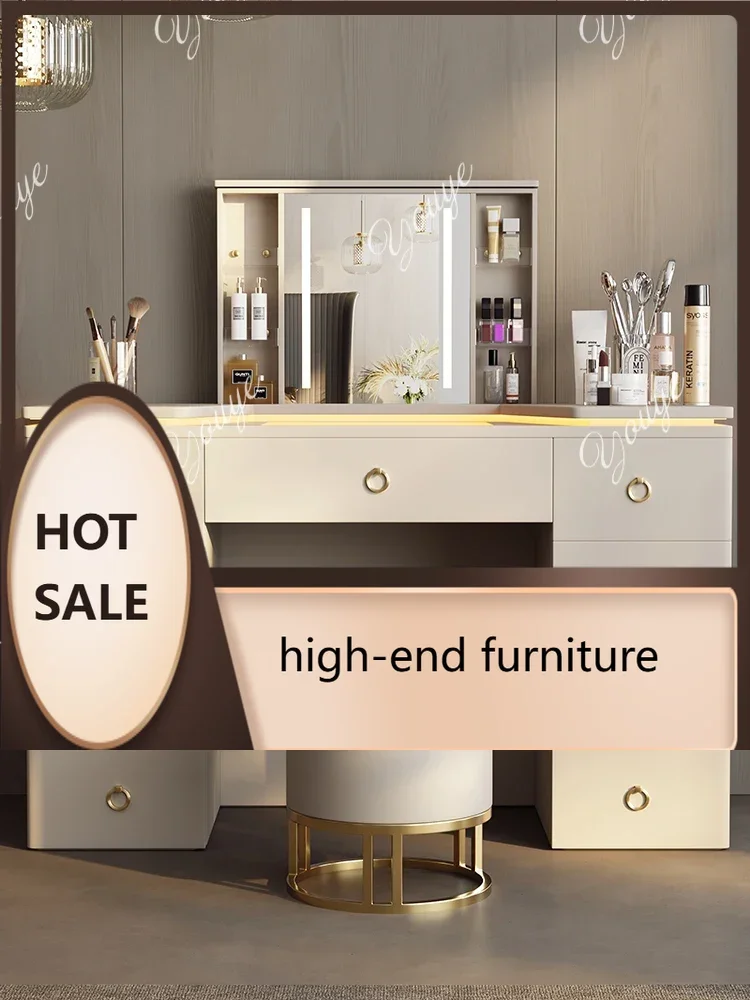 

PW C Light Luxury, Modern Simplicity, Advanced Electric Lifting Dresser, Storage Cabinet, Storage Integrated Solid Wood Hidden M