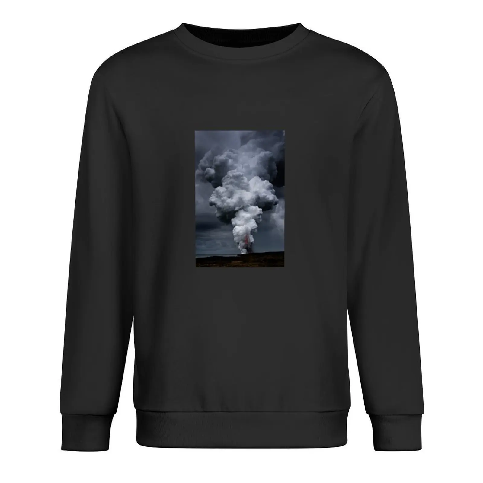 

Kilauea Volcano at Kalapana 3c Pullover graphic t shirts men mens clothing korean style clothes men's clothing anime sweatshirt