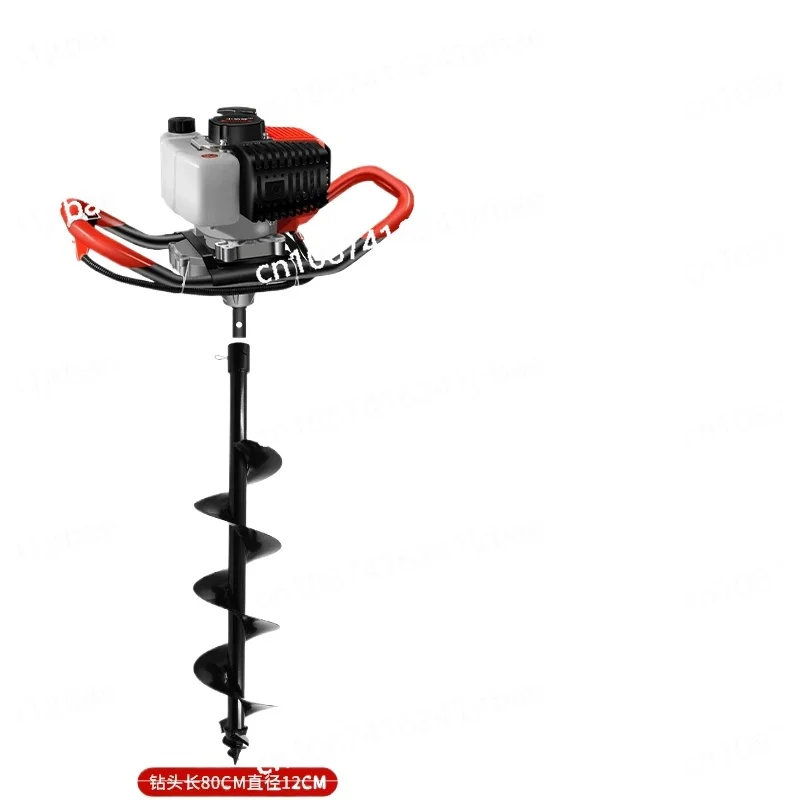 Hole Digging Machine Small high-power Tree Planting Digging Machine Hole Piling Machine Two-stroke  Ground Drill 1200ML