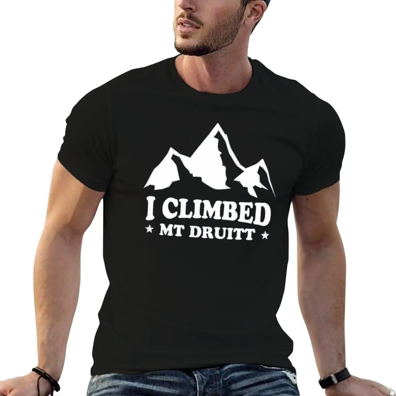 I CLIMBED MT DRUITT Classic T-Shirt oversized t shirt tops mens clothes