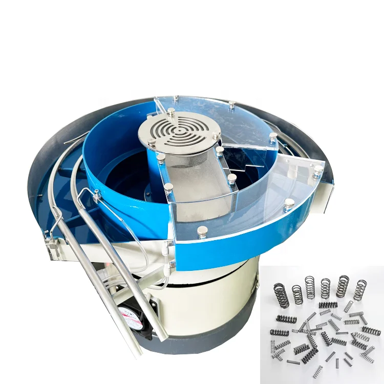 Automatic Vibration Bowl Feeder For Spring Nuts Durable Vibratory Bowl Feeder