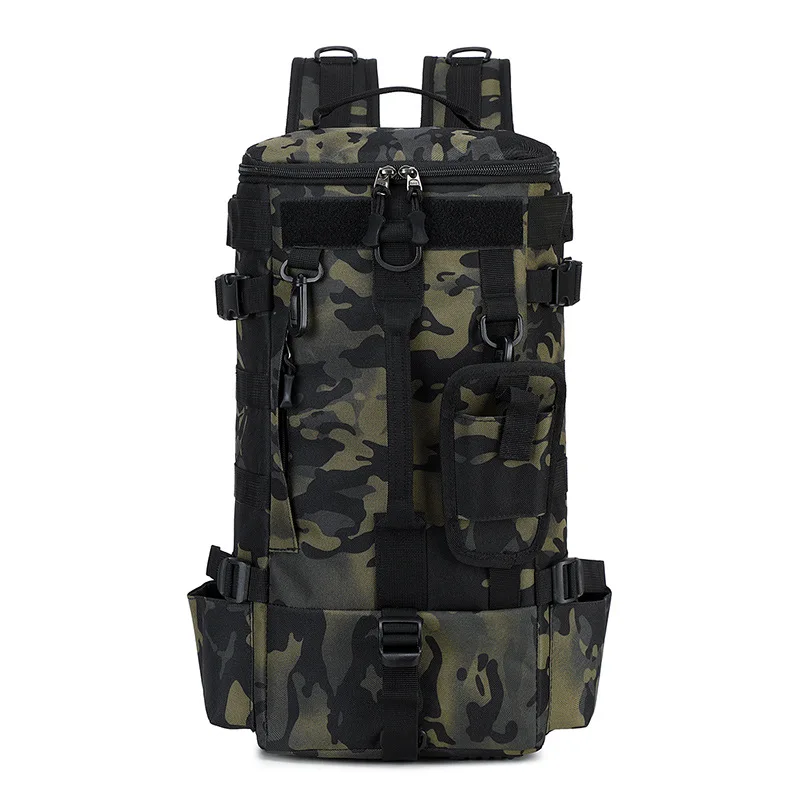 

Multifunctional Fishing Tackle Backpack Waterproof Outdoor Bag with Rod Holders Durable Design For Camping Hiking Travel