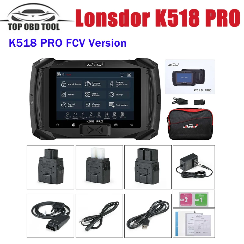 

Lonsdor K518 PRO FCV Version All-in-One Key Programmer 5+5 Car Series Free Use Full Functions Free Update K518 Key Programmer