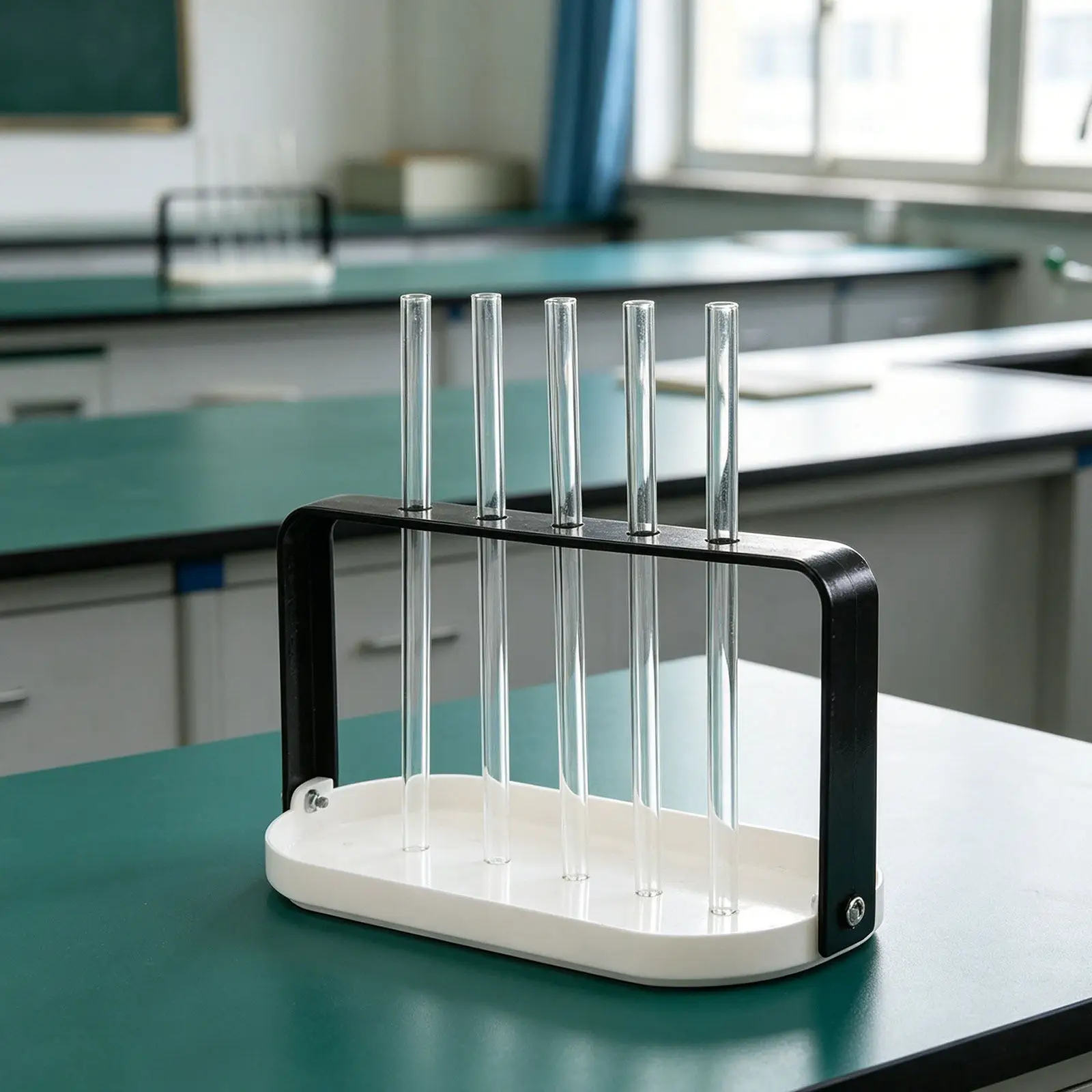 1Set Capillary Action Apparatus Clear Glass Tube Physics Teaching Instrument Classroom Demonstration Experiment Kit Science