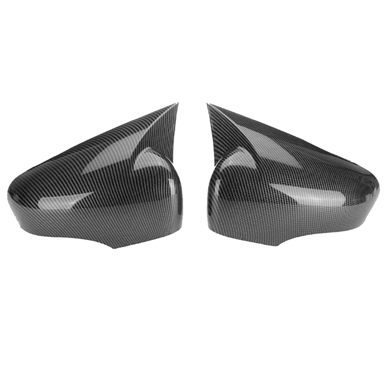 

A11M-Car Side Wing Mirror Cover Rearview Mirror Shell For Renault Clio 4 MK4 2012-2019 Zoe Captur Side Mirror Cover Carbon Fiber