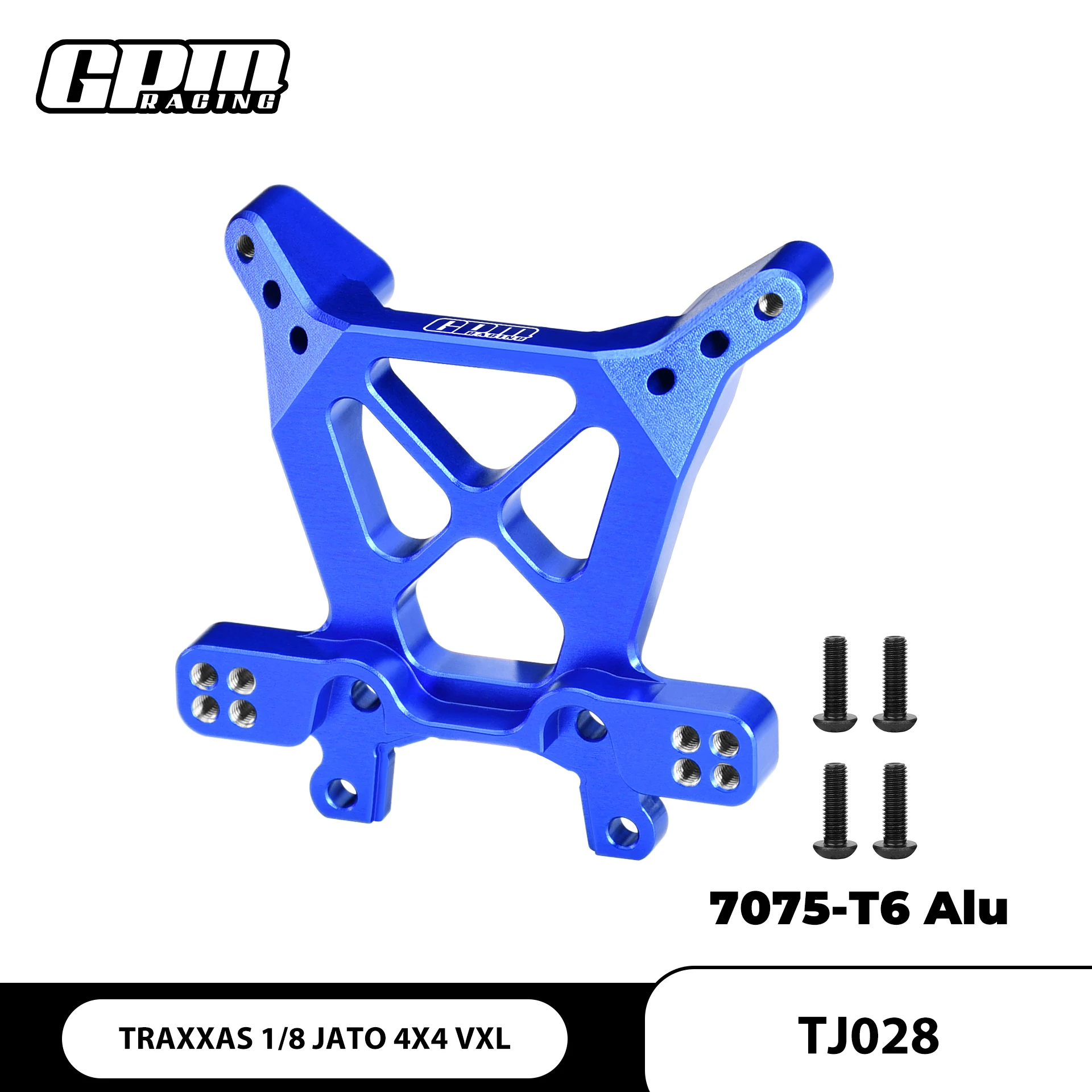 

GPM 7075-T6 ALLOY FRONT SHOCK TOWER For TRAXXAS 1/8 JATO 4X4 VXL BRUSHLESS-90386-4