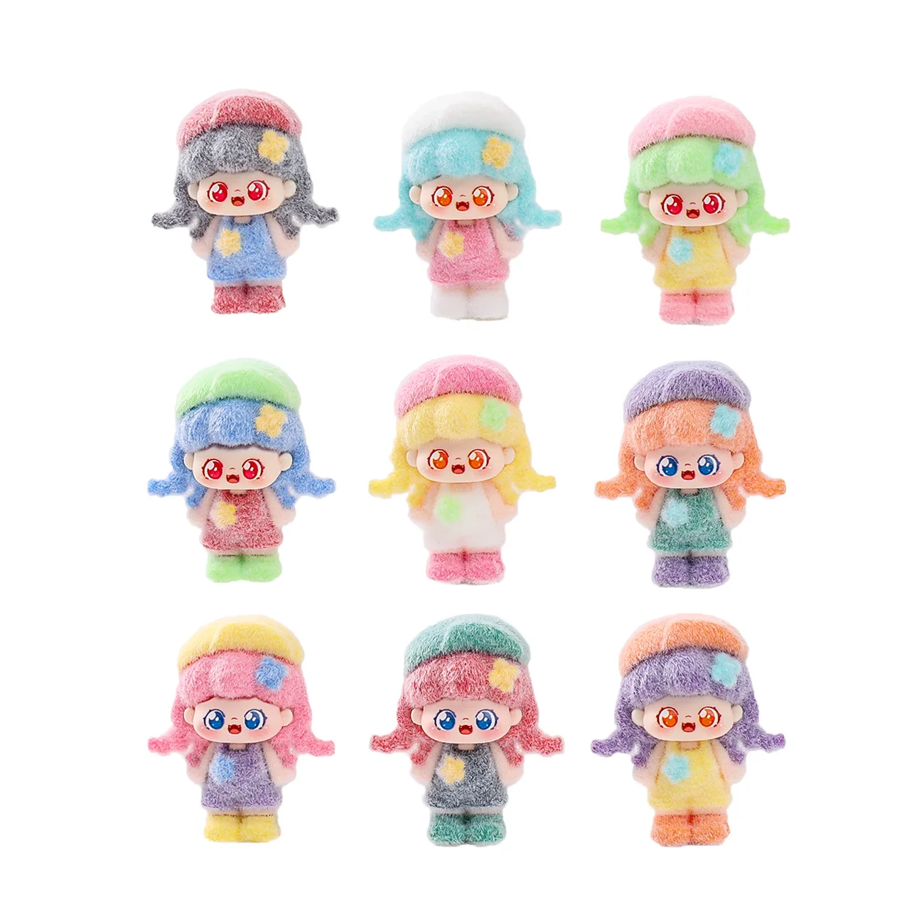 Graziosi ornamenti da tavolo a forma di cagnolino con codini, action figure interattive