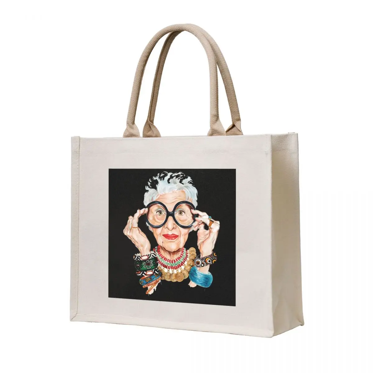 

Iris Apfel \t Tote Bag Woman shopper bag Shopper handbag Handbags women reusable shopping bag