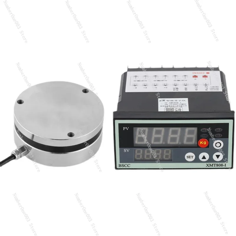 Weighing Sensor JHHM-H1 Measuring Force Weight Gravity Plane Round 5T Sensor Digital Display Instrument
