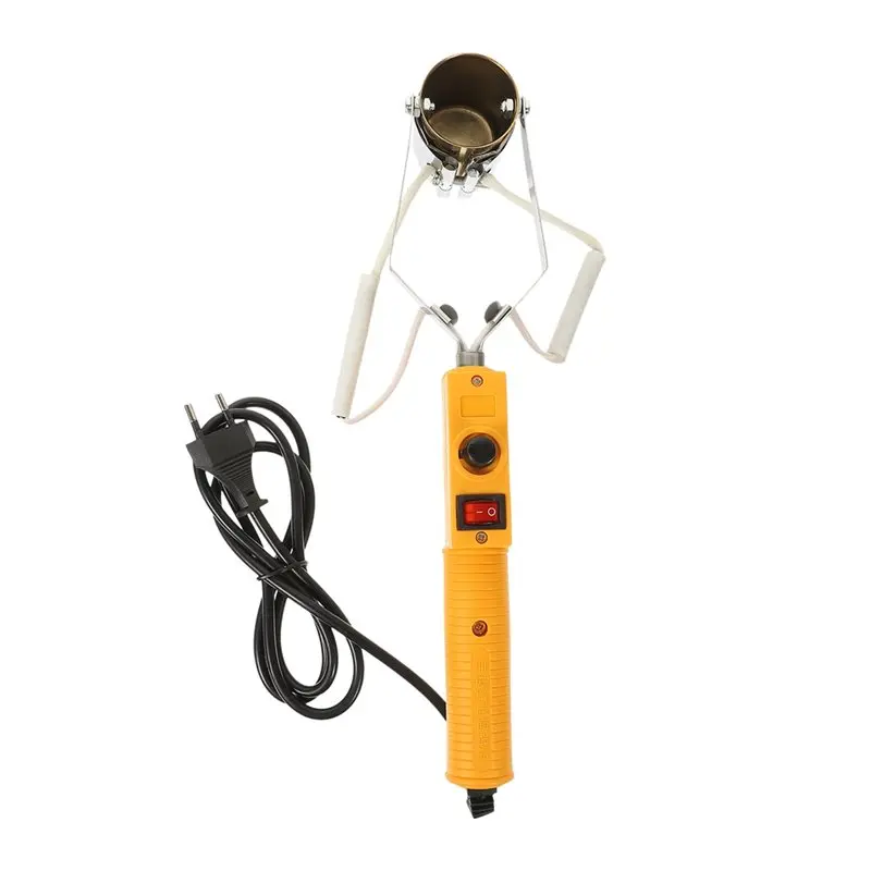 AB42-150W Adjustable Temperature Handheld Electric Tin Melting Pot Furnace For Metal Pendants - EU Plug