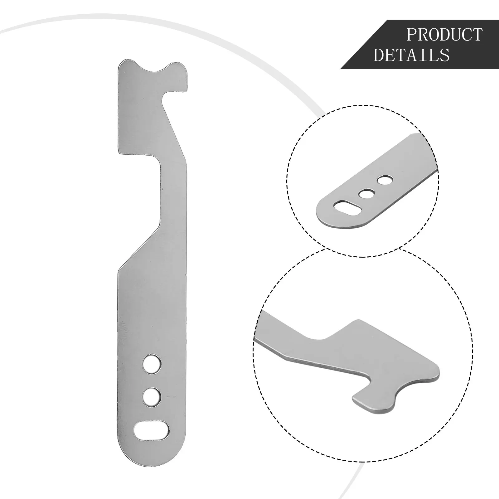 Stainless Steel Locksmith Tool Multi-Purpose Lever Tool Portable Pry Bar Hand Tool For Firefighter Unlocking Handle