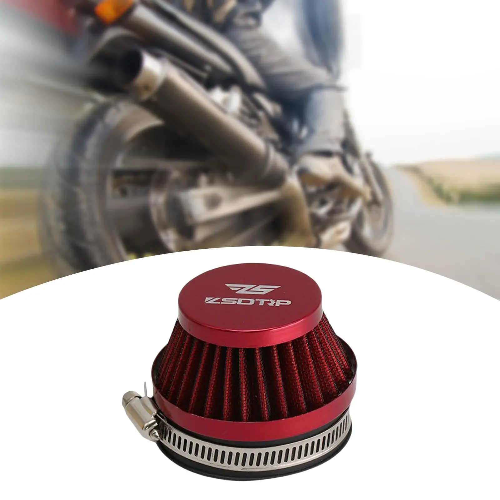 Motorcycle Air Filter 48mm / 55mm Car Styling High Performance Premium Intake Mushroom Head Cleaner Fit for Dirt Bike ATV