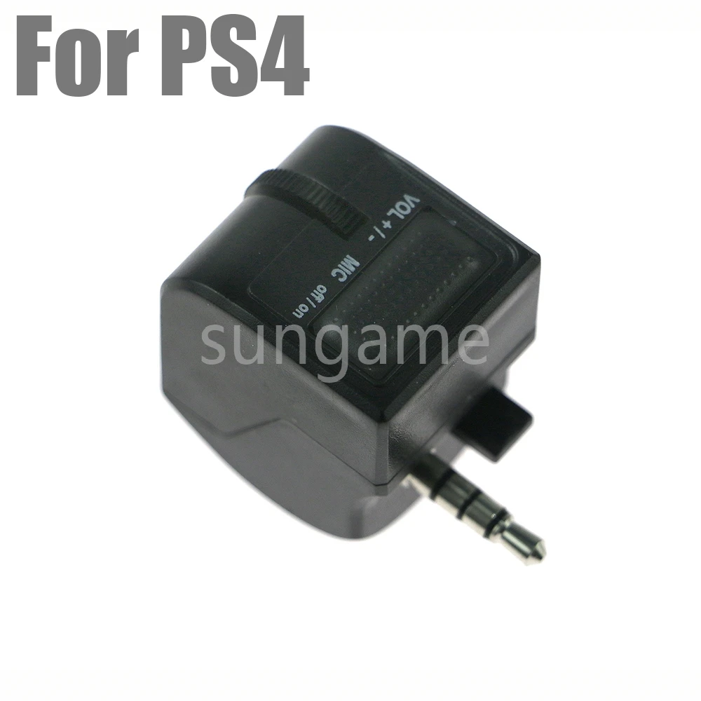 

1 шт. аудиоразъем для PS4, игровой звук, голосовой контроллер, адаптер для гарнитуры с громкостью для PlayStation 4, геймпад, оптовая продажа