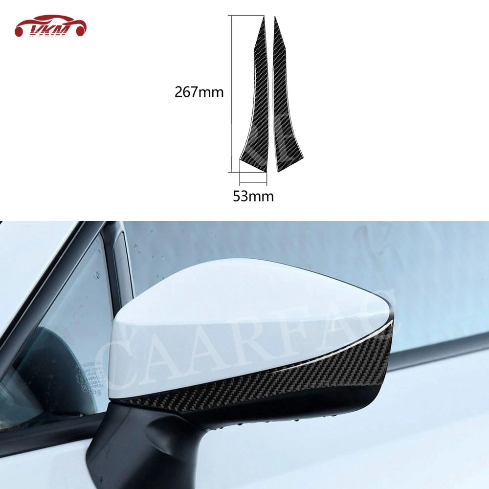 

Carbon Fiber Side Rearview Mirror Cap Anti collision Trim Cover Stickers For Toyota GT86 FT86 ZN6 Subaru BRZ 2013-2020