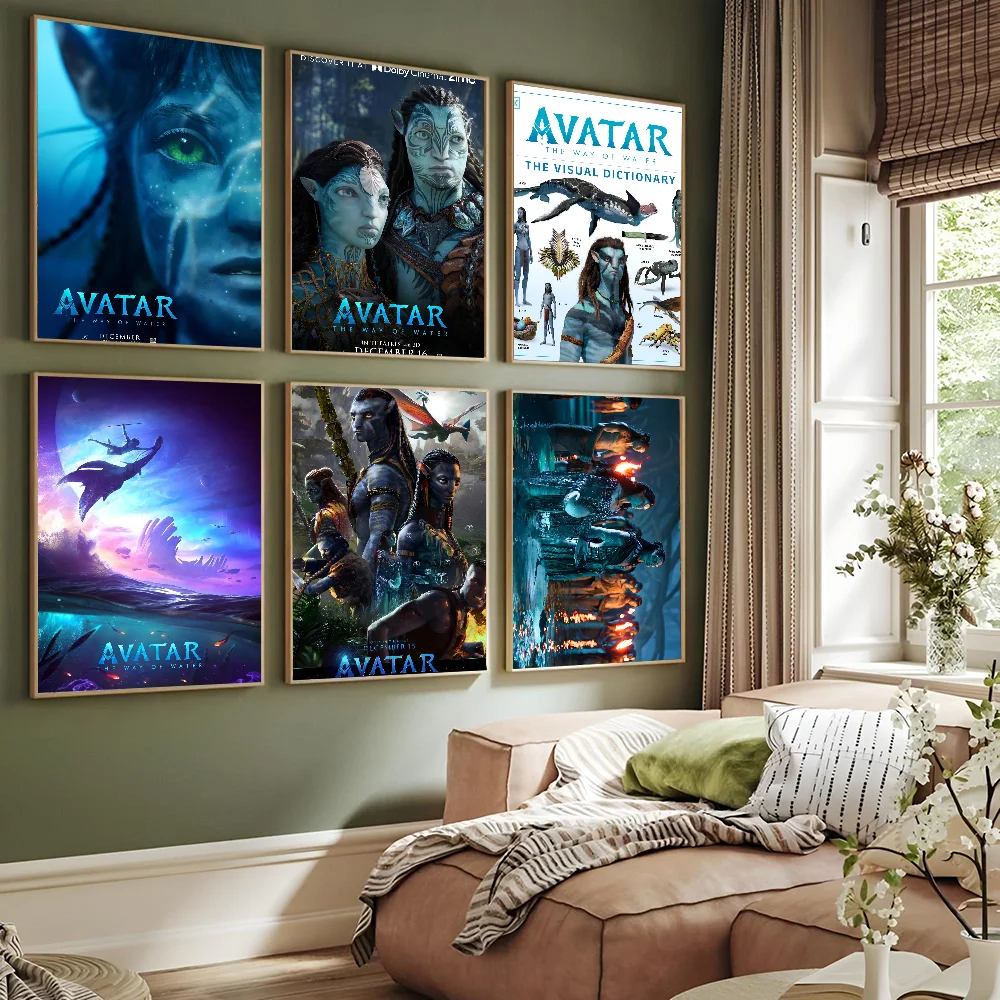 

A-Avatar The Way Of Water Poster Paper Print Home Living Room Bedroom Entrance Bar Restaurant Cafe Art Painting Decoration