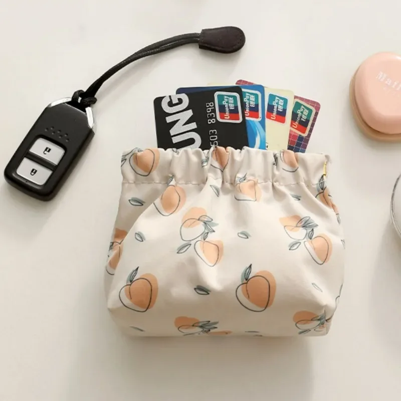 Bolsa de cosméticos de moda para niña, organizador de artículos de tocador, bolsa de maquillaje, bolsa de almacenamiento de lápiz labial, tarjeta de llave, Mini bolsas de viaje cuadradas