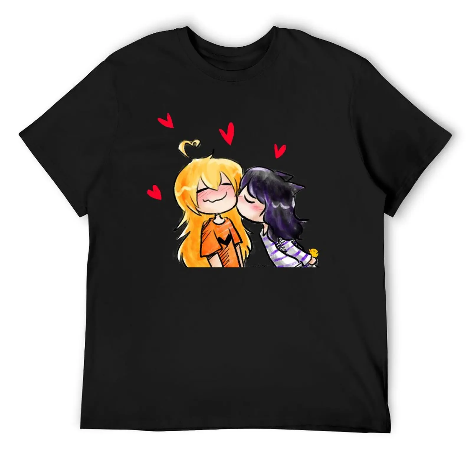 Bumbleby Kiss T-Shirt anime tshirt blue archive anime animal prinfor boys mens graphic t-shirts big and tall