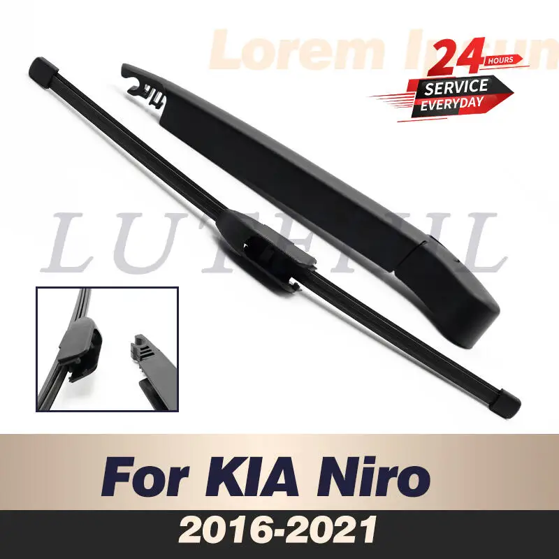 

Wiper Rear Wiper Blade & Arm Set Kit For KIA Niro 2016 2017 2018 2019 2020 2021 Windshield Windscreen Rear Window