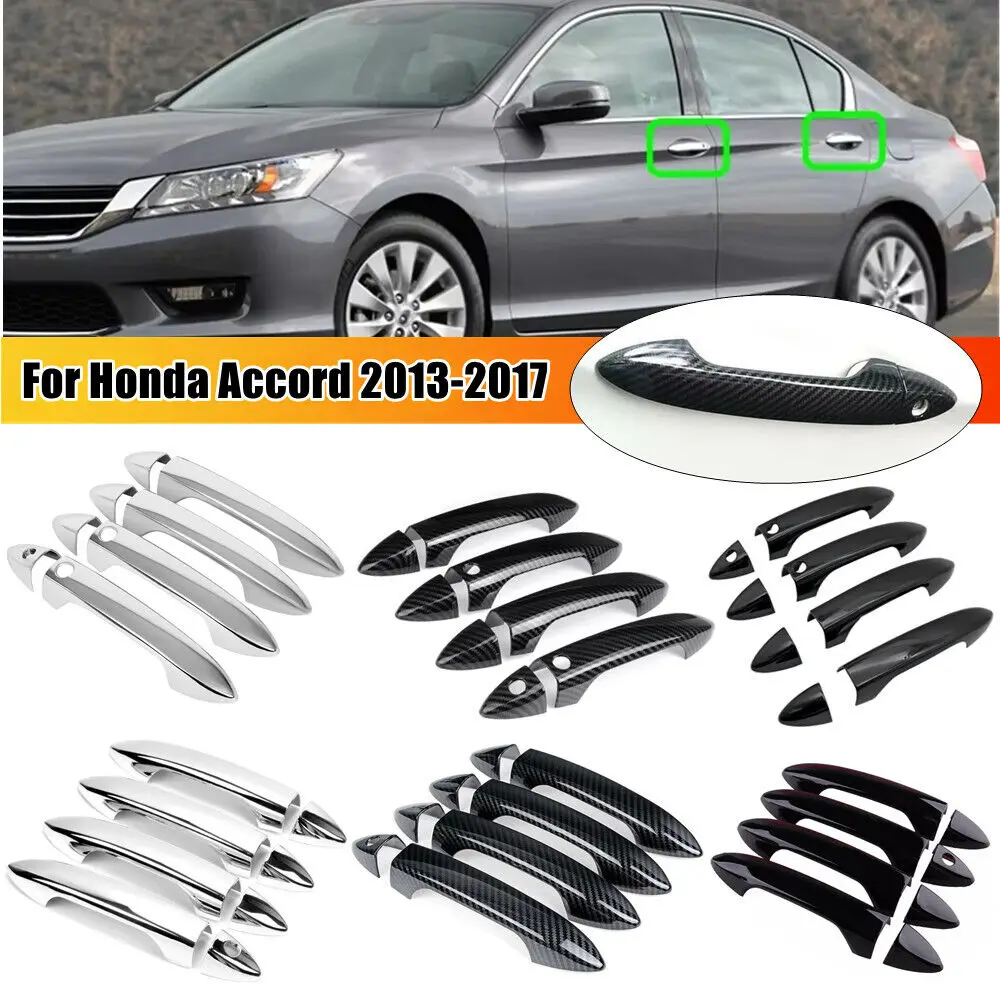 

8Pcs For Honda Accord 2013 2014 2015 2016 2017 Car ABS Side Door Handle Cover Moulding Trim Exterior Decor Accessories