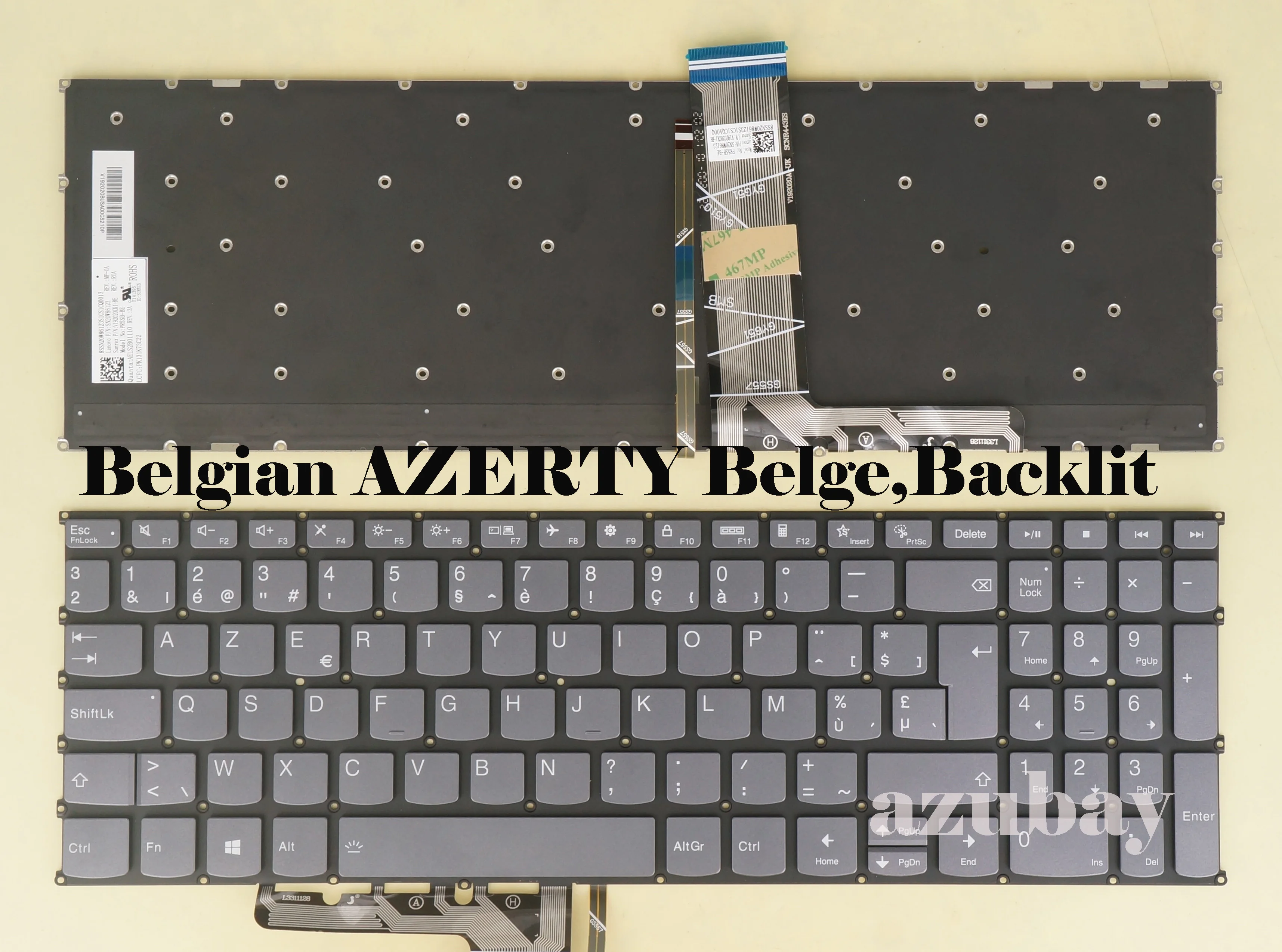 Laptop Keyboard For Lenovo Ideapad 7-15IIL05 7-15ITL05 5-15ARE05