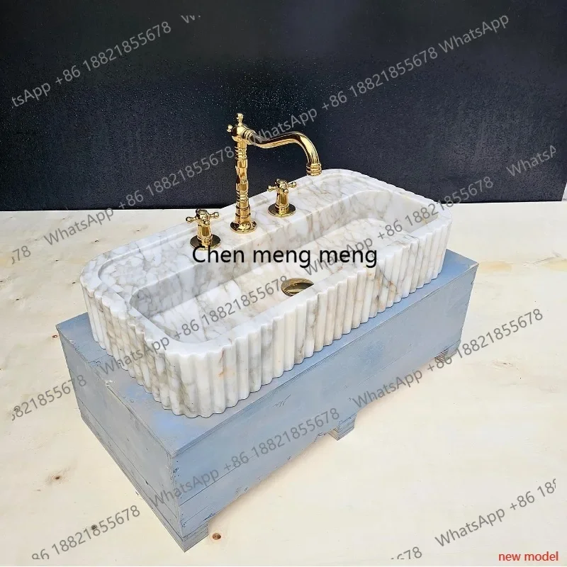 N138friendly Bathroom  Hotel Use Customizable Modern Nordic Light Luxury High-End Natural Marble Wall Mount Polished Finish  F13