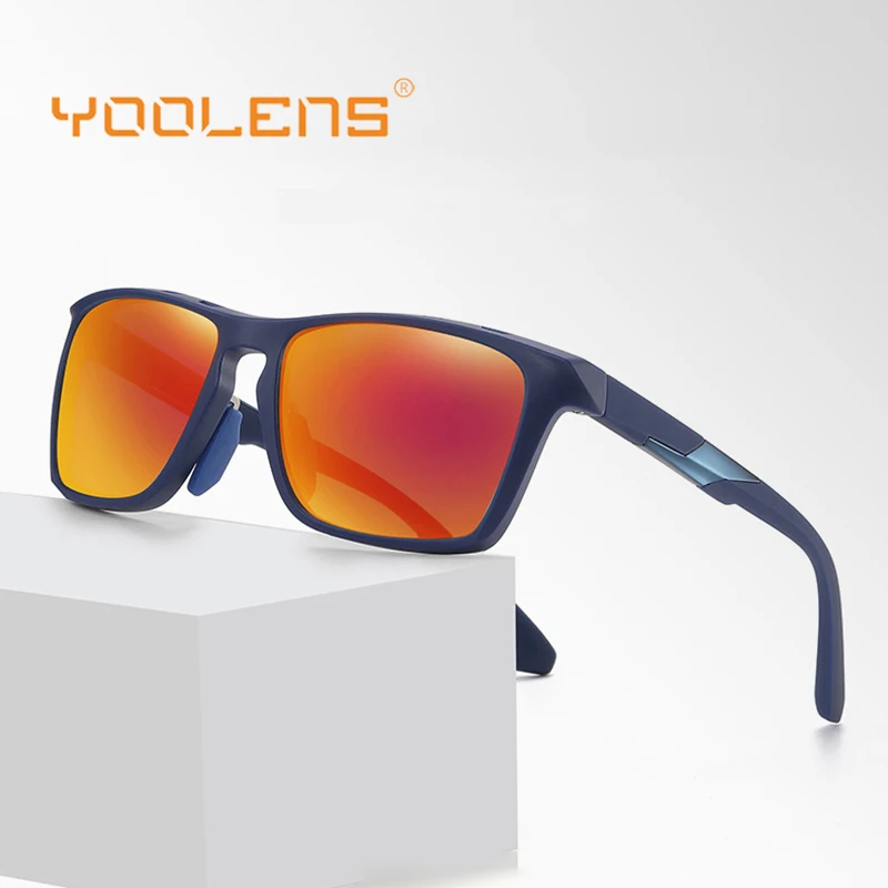 YOOLENS Polarized Sports Sunglasses For Men Women Cycling Fishing Golf Driving Shades Outdoor Sun Glasses TR90 Eyeglasses 7515