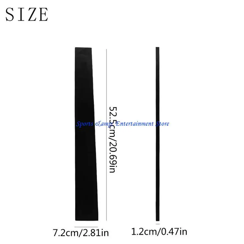 G7NF Comfortable Guitar Fingerboard Unslotted Blank Ebony Fretboard Acoustic Guitar Finger Plate Replacement Guitar Parts - view 6
