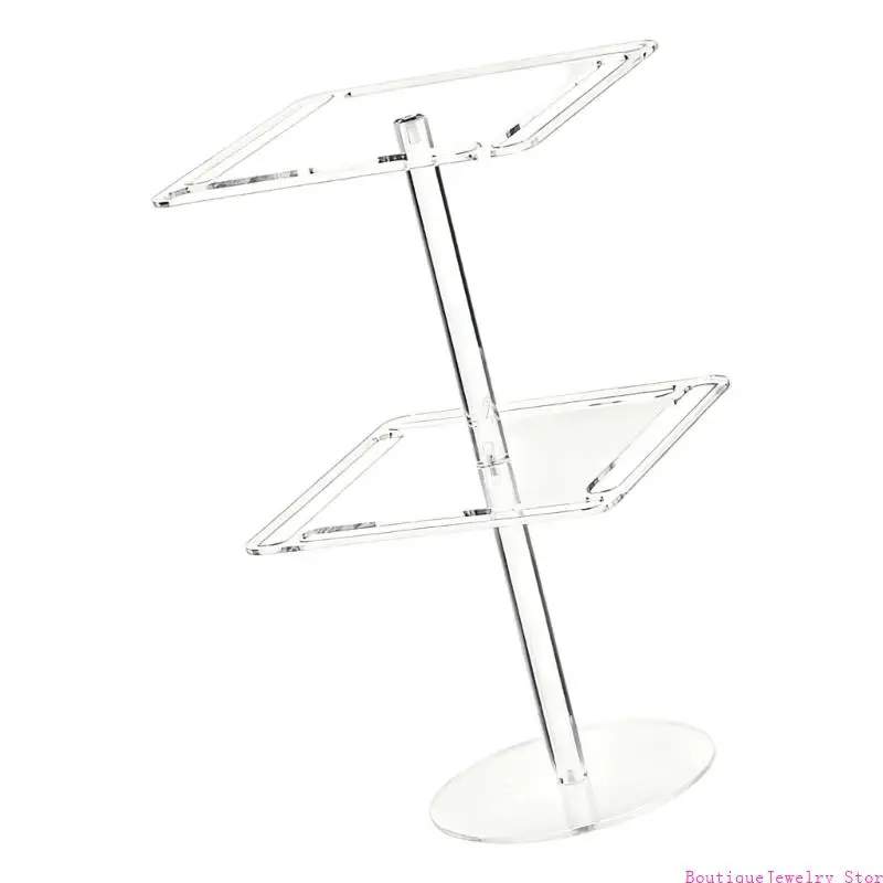 E1PE Quick Setup Acrylic Display Stand Storage Rack For Various Sunglasses Simple Assembly Compact Design Gift Ready