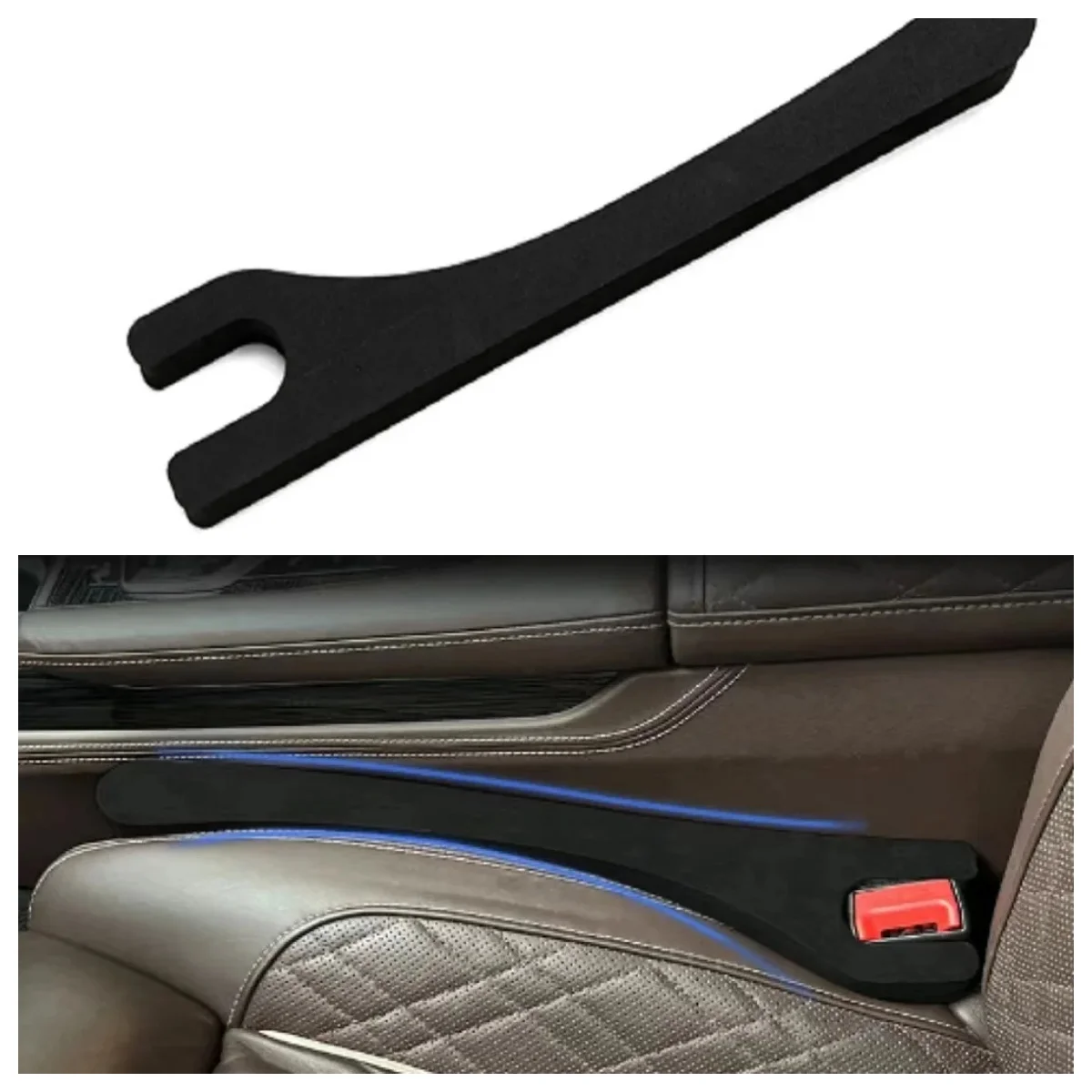 Car Seat Gap Plug Seam Filling Anti-Leakage Strip Seat Side Slot Filling Strip Anti-Loss Vehicle General Interior Products