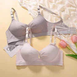 Nursing Bra Underwear for Pregnant Women Without Steel Rings Gathering Bra for Postpartum Breastfeeding  Maternity Bra