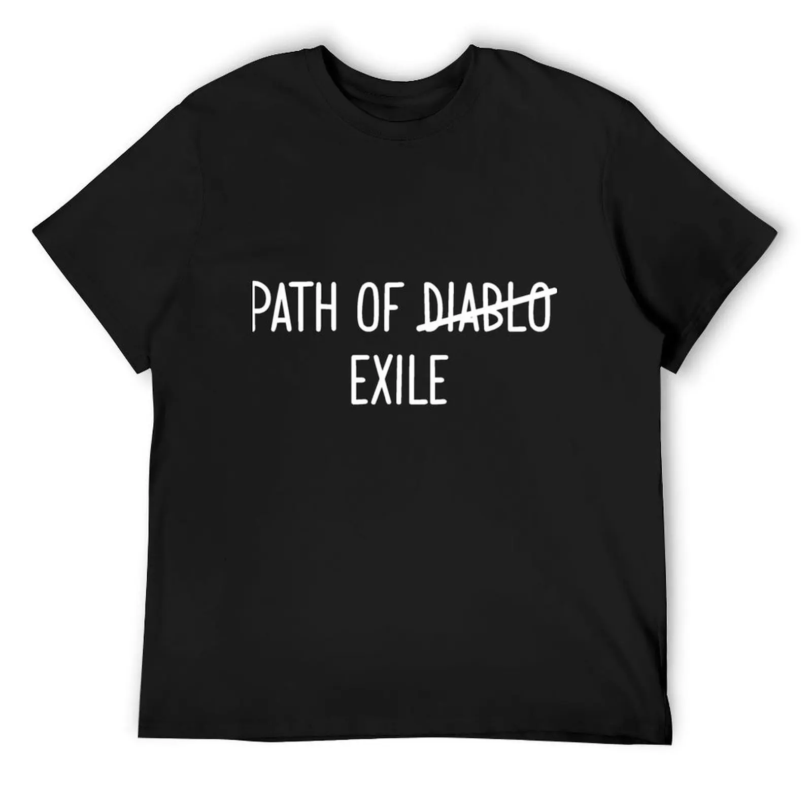 Path of Exile Fan Art T-Shirt street wear cute tops customizeds mens big and tall t shirts