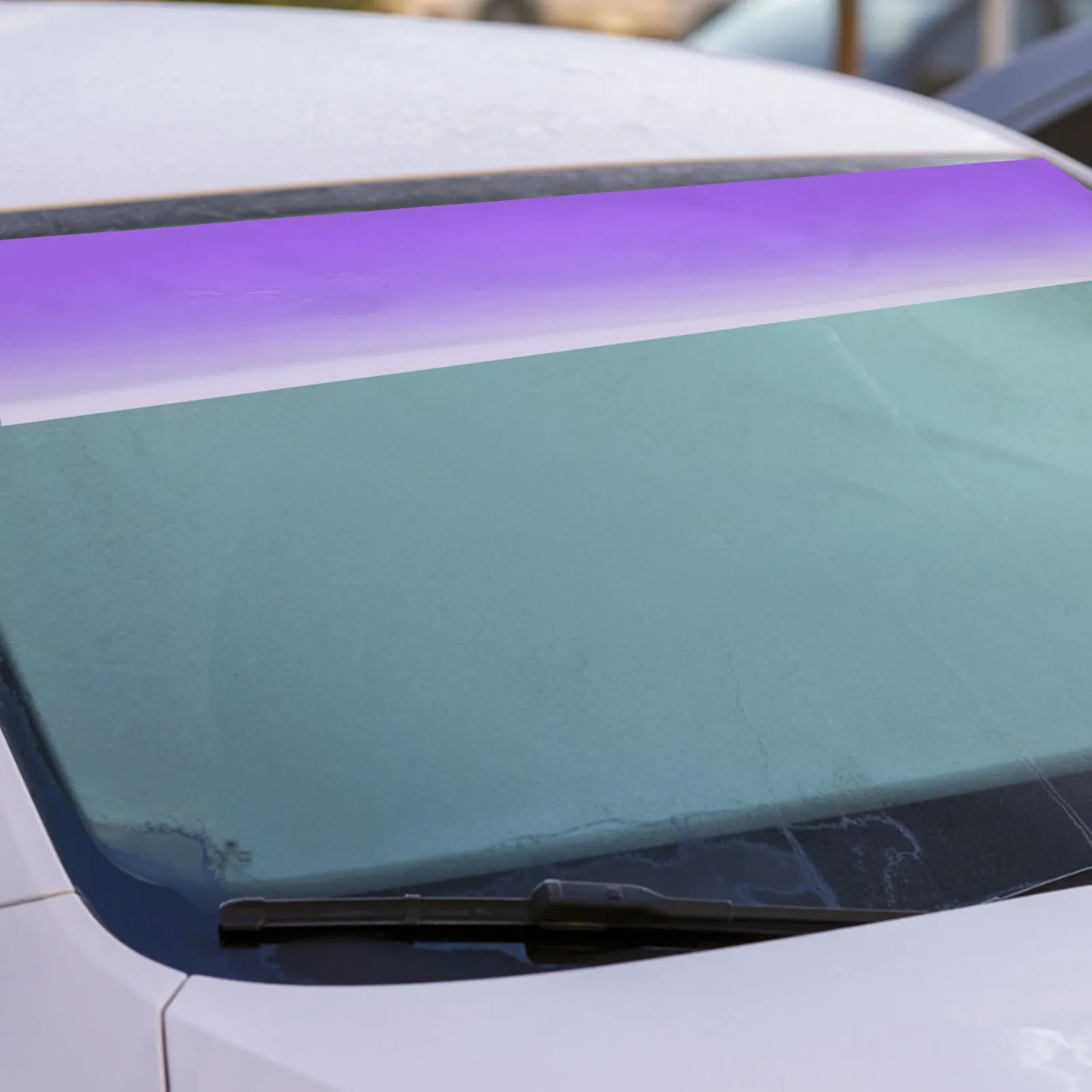 

1 Roll 98.25X7.86 Inch Truck Windshield Tint Film Gradient Protection Privacy Window Shade For Cars Solar Blocking Car