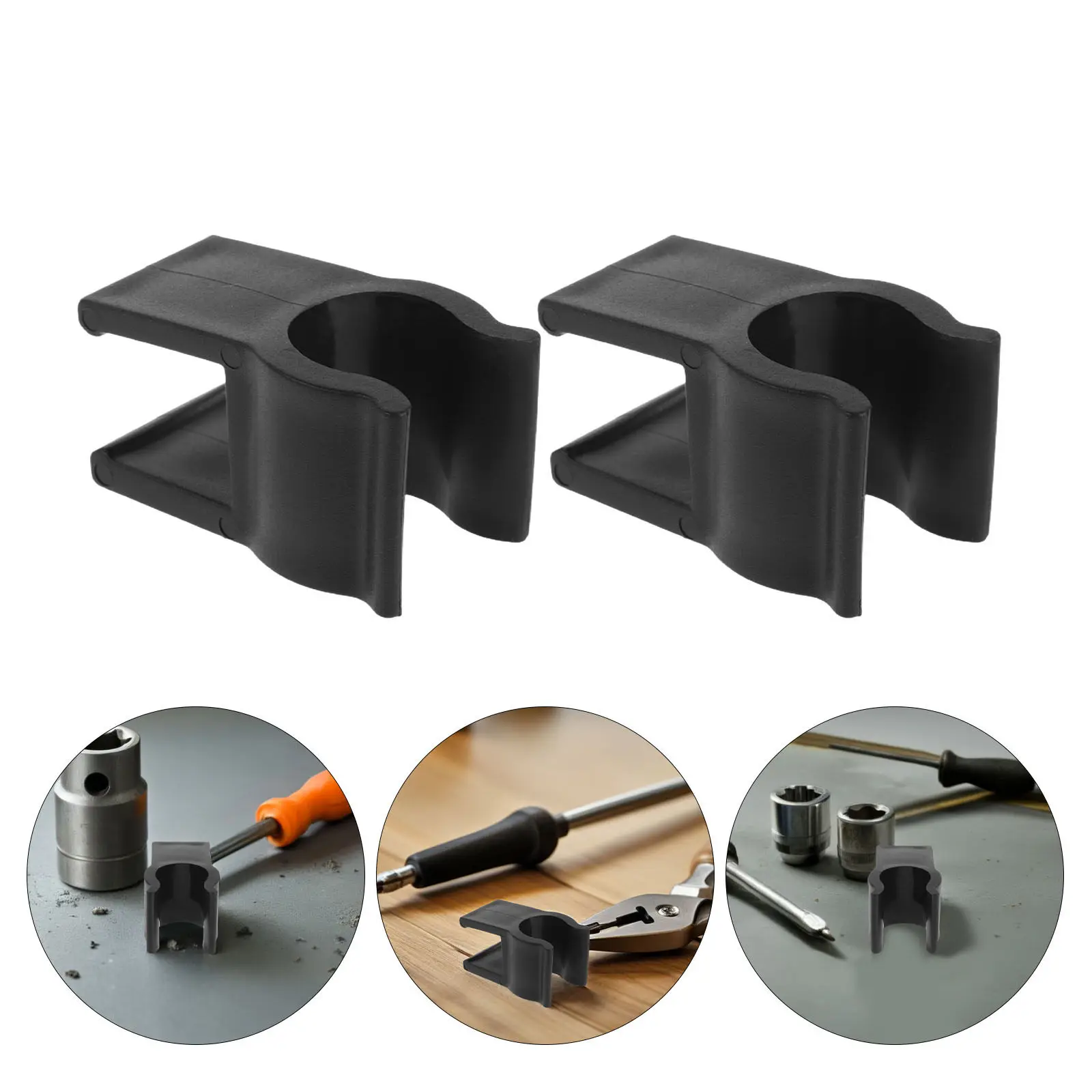 Universal Snap Lock Clip for Automotive Wiring Bundling Computer Cables Router Cord Management Desk Mounting Clamp Set
