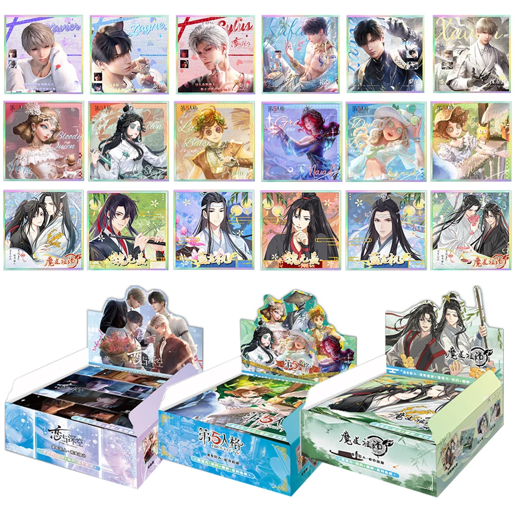 

Anime Game Acrylic Color Paper Collection Classic Popular IP Characters Colorful Exquisite Good-looking Cards Table Toys Gifts