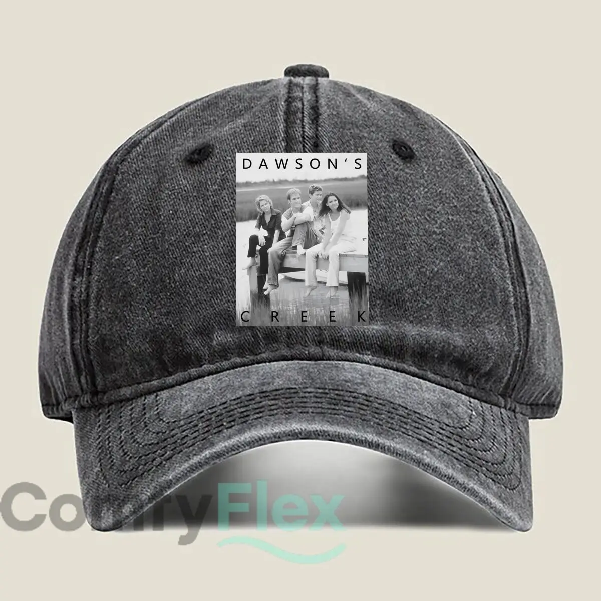 Gorra de béisbol lavada con póster de Dawson's Creek