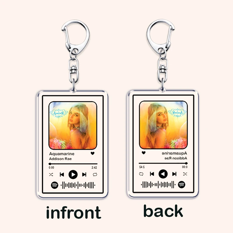 حار المغني أديسون راي أغاني سلاسل المفاتيح للنساء اكسسوارات حقيبة حمية بيبسي الزبرجد الموسيقى المفاتيح المشجعين صديق الهدايا #5