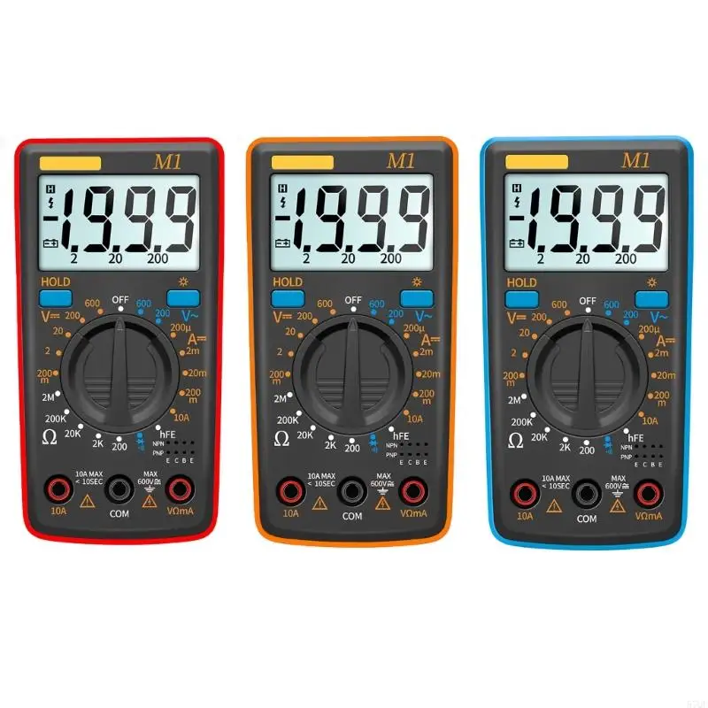 

57QF Pocket High Accuracy Miniature Digital Multimeter Measuring Tool for Household Electrical Maintenance Automotive Testing