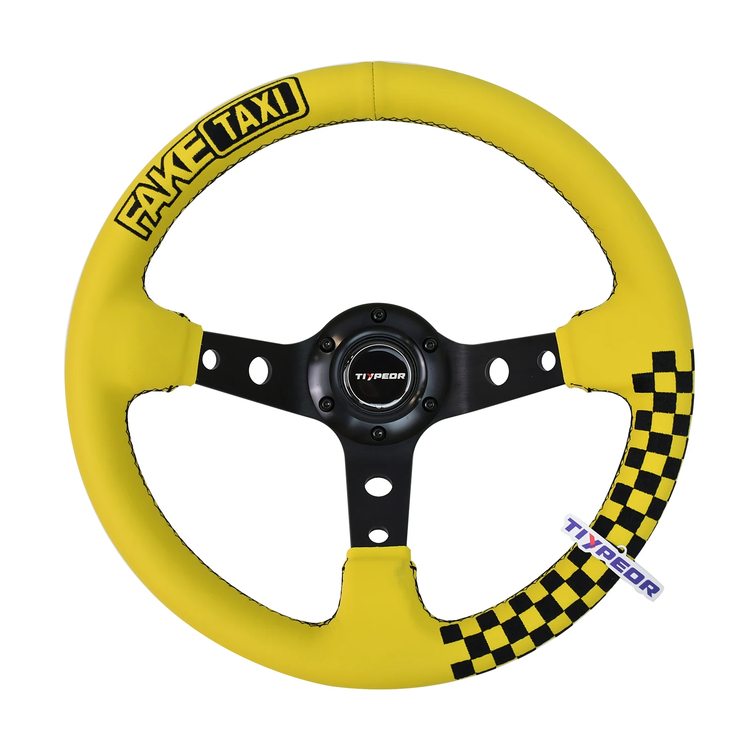 

TIYPEOR brand 13 inch 330mm embroidered steering wheel JDM style FAKETAXI steering wheel