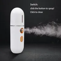 Mini Portable Humidifier Nano Mister Facial Steamer Device Beauty Spray Hydrating Apparatus Cold Spray Apparatus Rechargeable