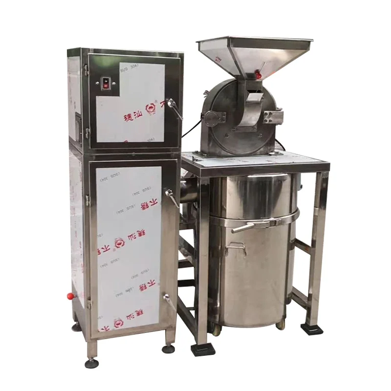 Universal Teeth Disc Pulverizer Machine with Simple Deduster Commercial Corn Nut Grinder Machine