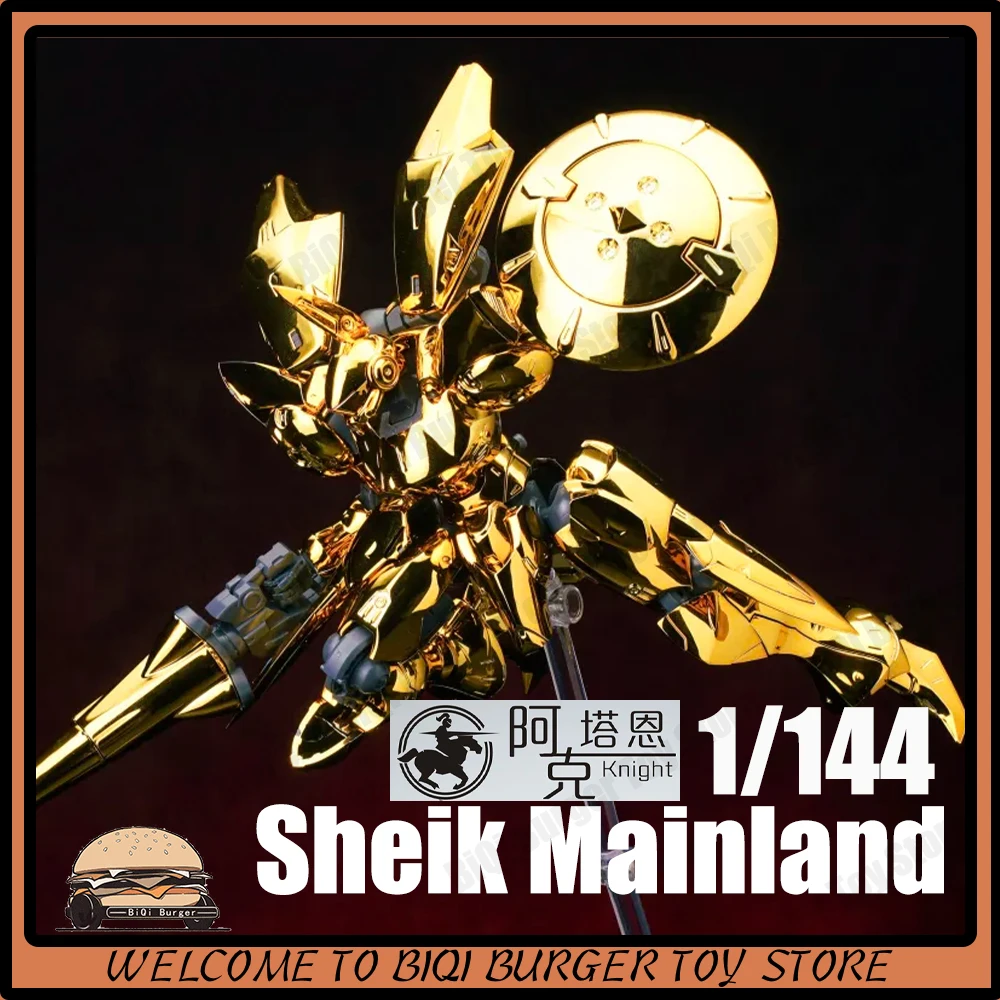 

NEW Sheik Mainland Actaeon Golden Knight Assembly Model Electroplating Limited 1/144 Hyper Cavalry Mech Action Figure Toy Gift