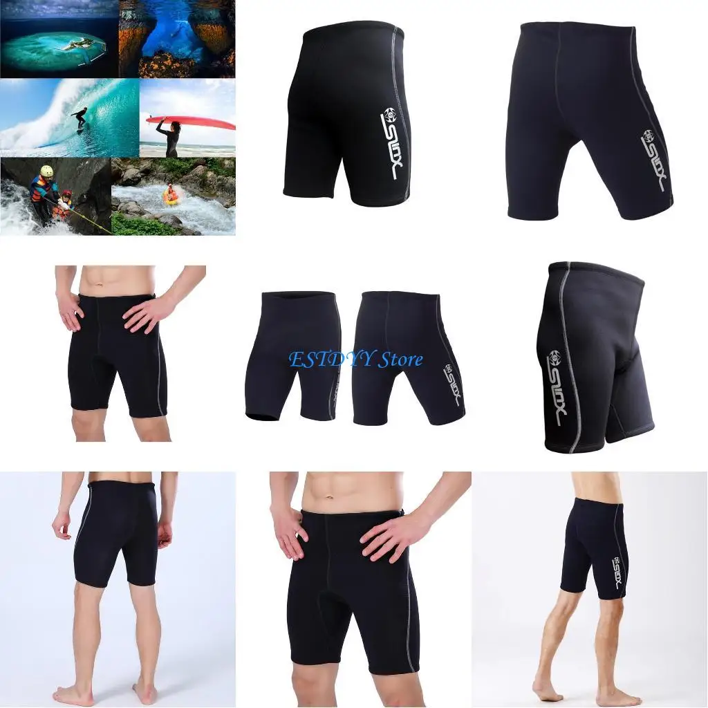 

G6DE Unsex Wetsuits Short Pants 2mm Neoprene Diving Shorts for Rash Guard Surfing Snorkeling