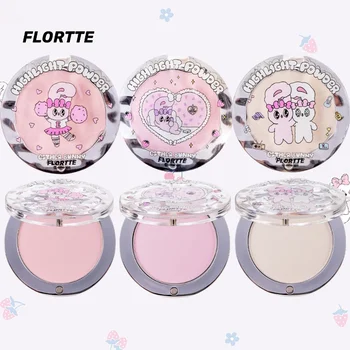 FLORTTE Esther Bunny Single-Colour Highlighter Powder Matte Brighten Contour Palette Face…