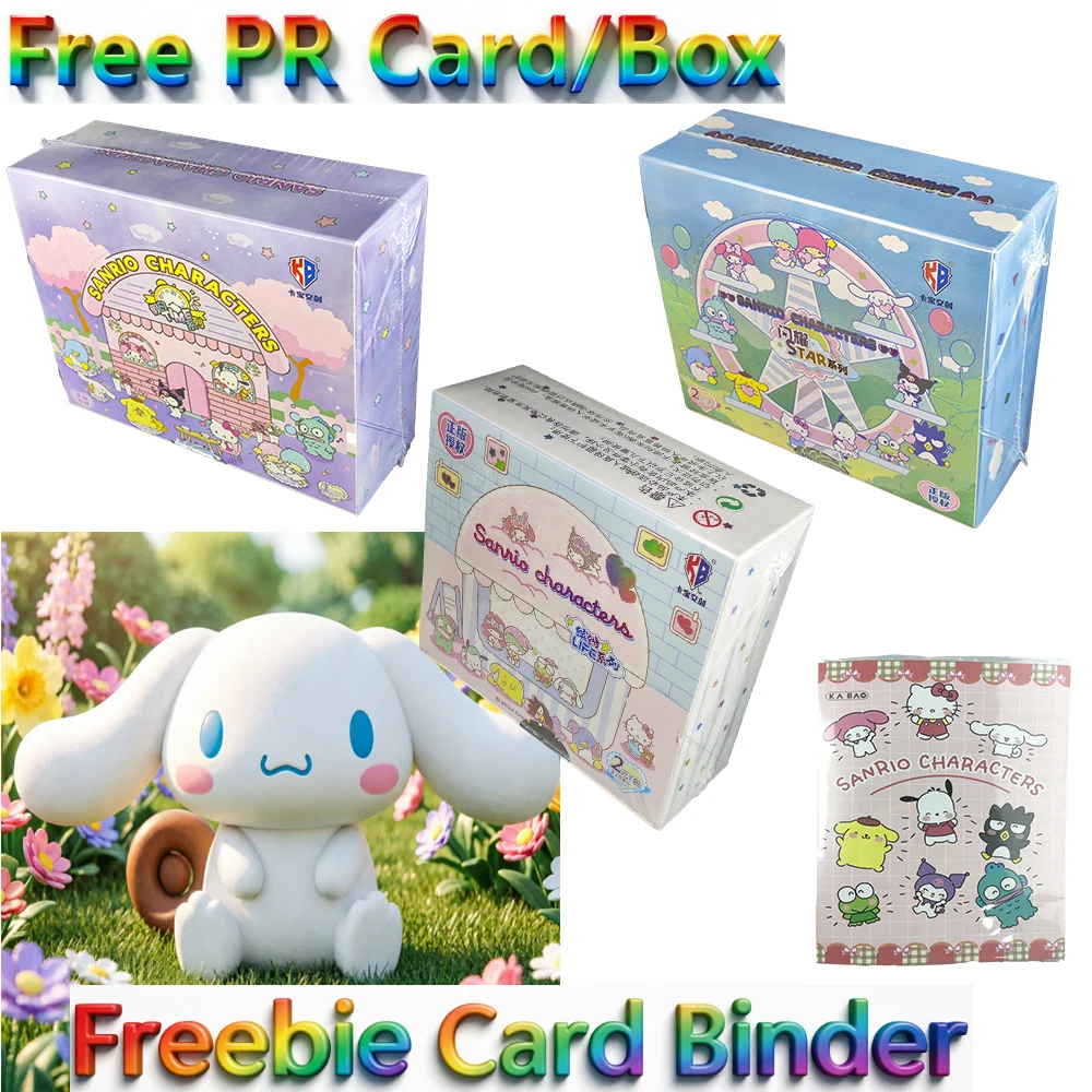Genuine Sanrio Original Box Trading Cards - Cute Anime Kuromi Kitty Melody Collection, Party Favors & Children's Gifts