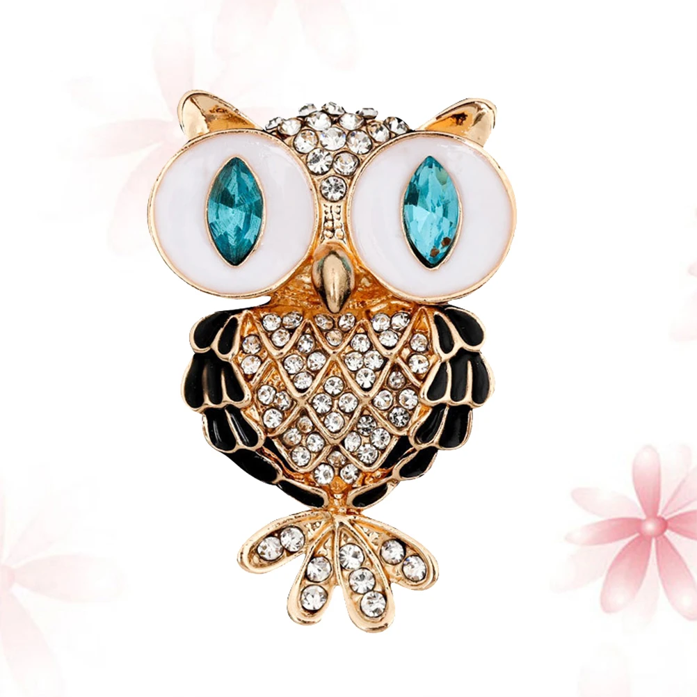 

Creative Owl Shape Metal Perfume Diffuser Rhinestone Decor Aromatherapy Freshener Auto Decoration Gift For Girls