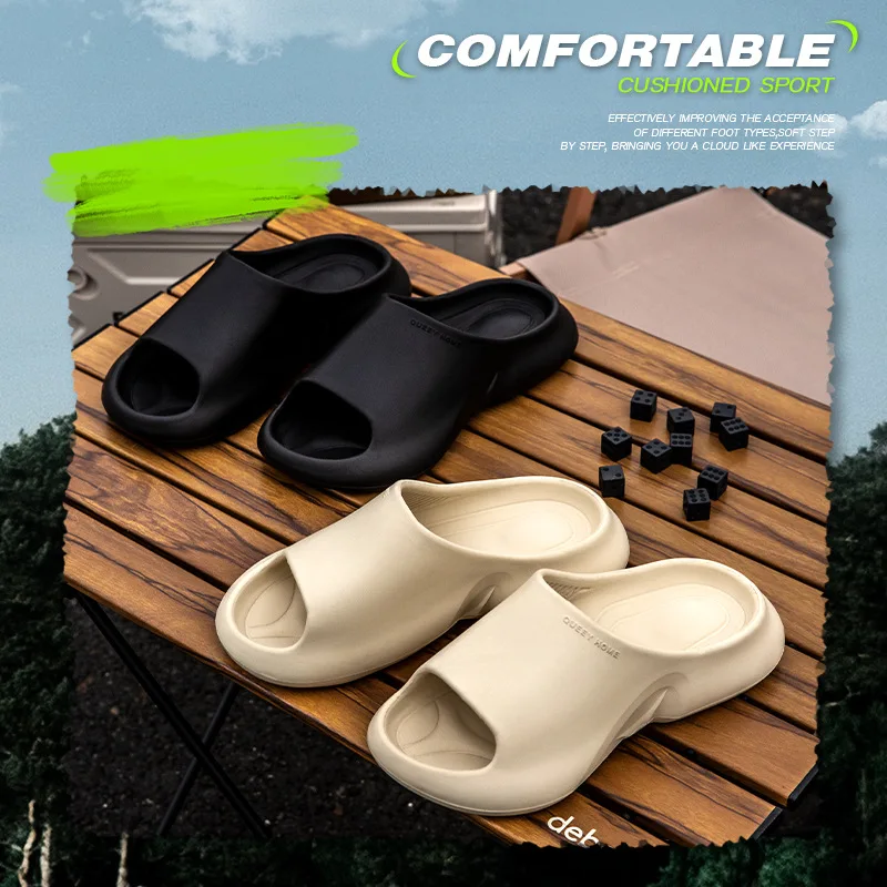 

Unisex Slippers​ - Thick Contoured Comfort Sole & Smooth Upper Footwear for Indoor Home Relaxation and Daily Walking