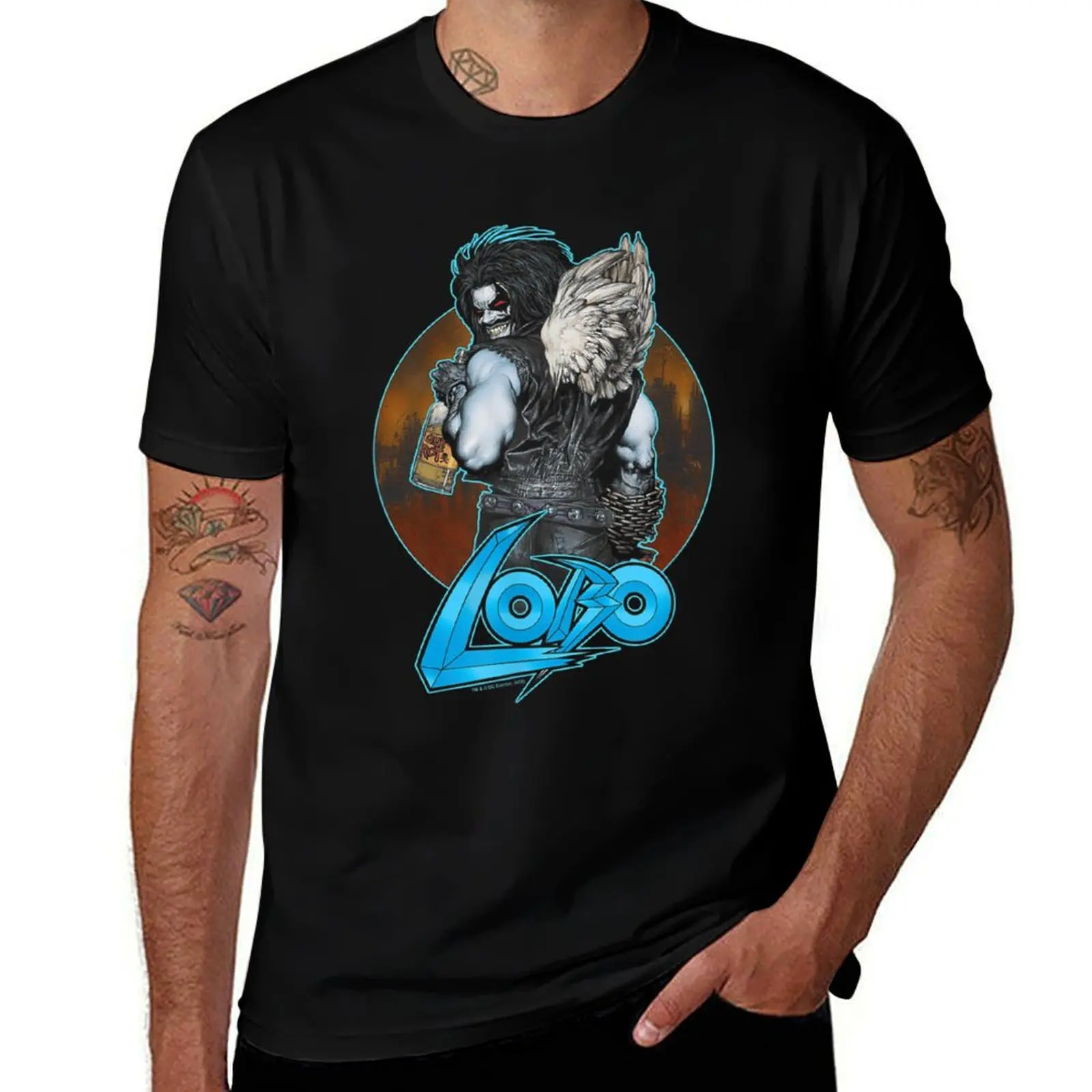 

Lobo Gut T-Shirt man t shirts for men casual t shirt men 100% cotton luxury brand