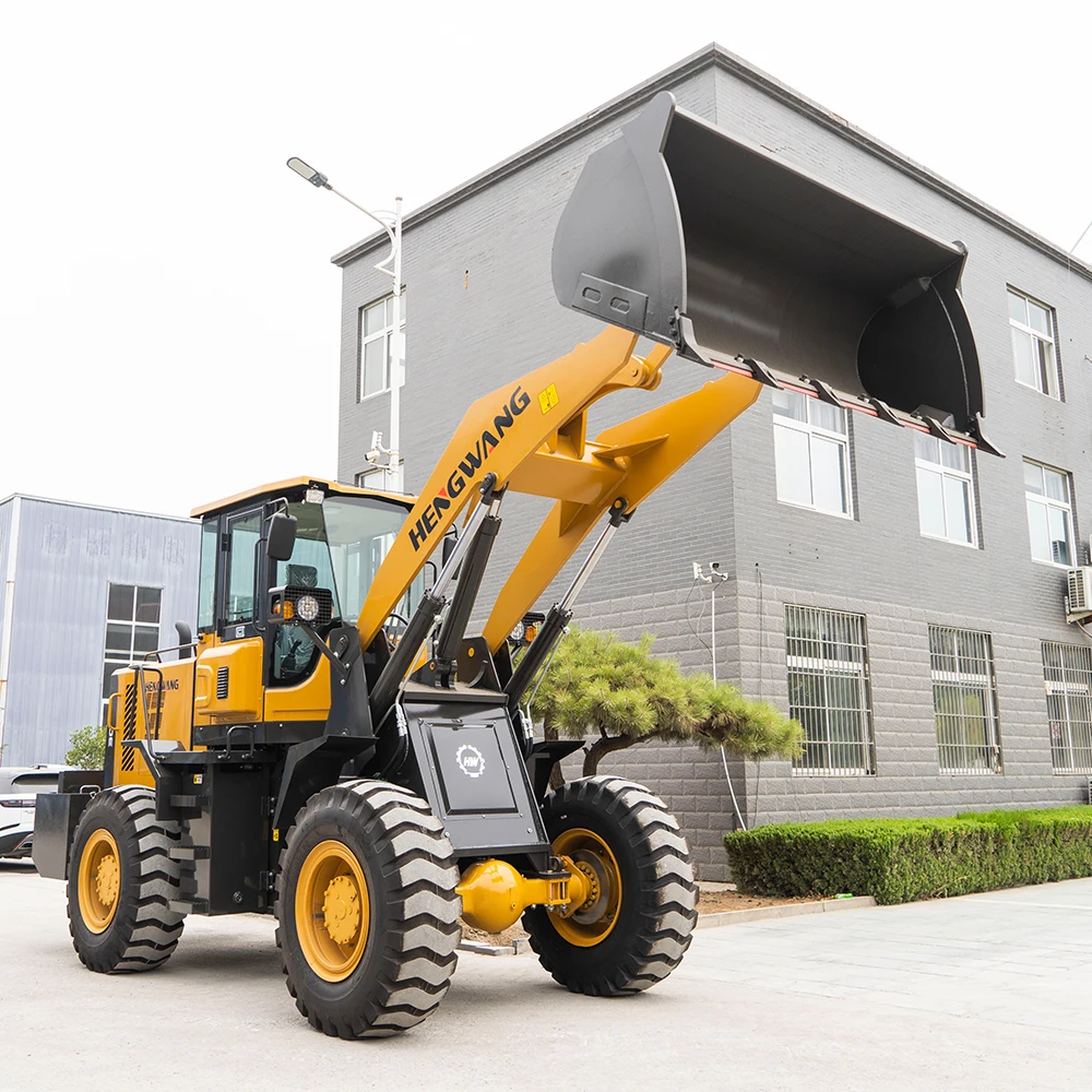 جرافة ذات عجلات 3 طن لجميع التضاريس، جرافة عجلات صغيرة يورو 5، جرافة آلات هندسة البناء مصنوعة في الصين حسب الطلب