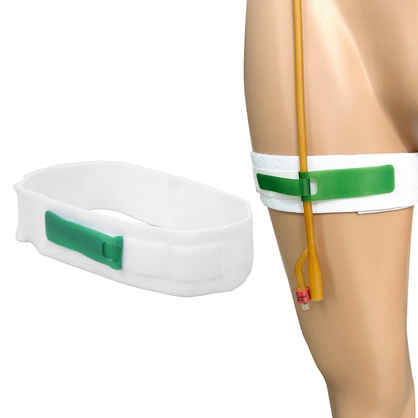 قابل للتعديل قسطرة البول حقيبة حامل حزام زلة مقاومة مريحة الساق استقرار للاستخدام المنزلي