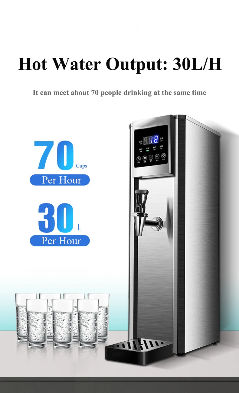 Automatische warmwatermachine Delicaat uiterlijk Elektrische 20l waterkokerverwarmer Drankdispensers